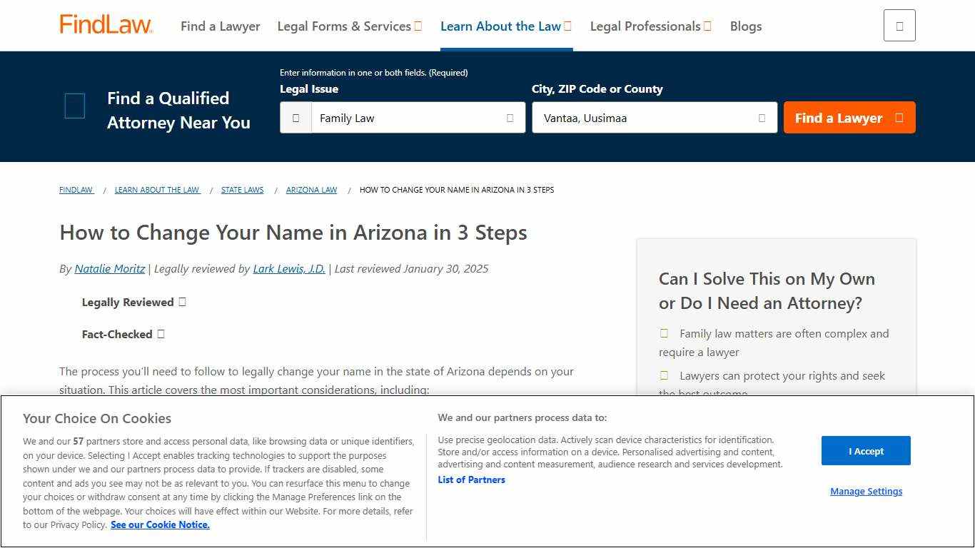 How to Change Your Name in Arizona in 3 Steps - FindLaw